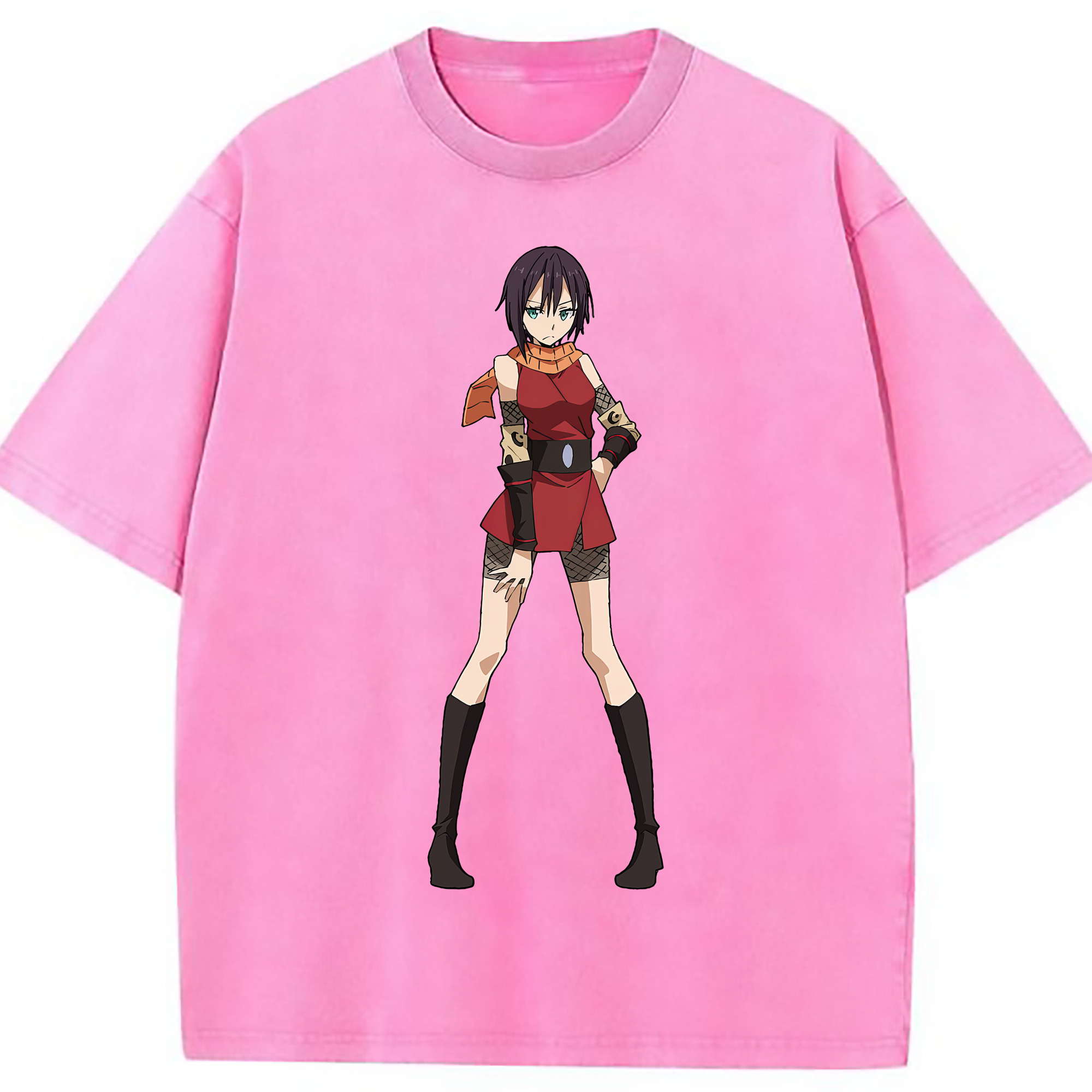 （画像用） 転スラ Regarding Reincarnated to Slime 綿100% ヴィンテージ風 半袖Tシャツ（フロントプリント）